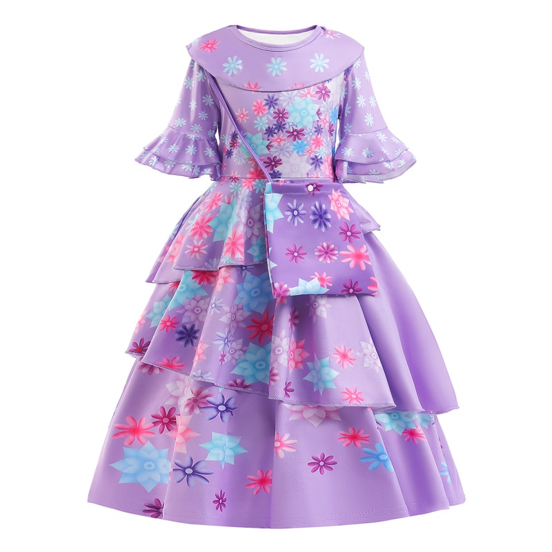 Đầm MQATZ cosplay unicorn vestidos biểu diễn trường học cho bé gái 2-10 tuổi