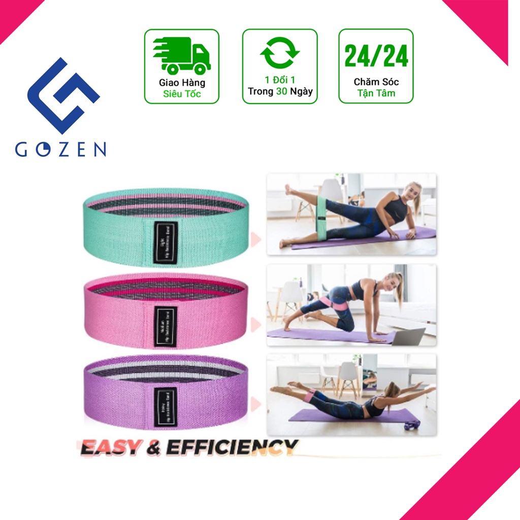 SET 3 Dây Kháng Lực Mini AOLIKES Tập Mông Tại Gozen, Dây Tập Mông Hiệu Quả Mini, Dụng Cụ Tập Gym Tập Mông Tại Nhà