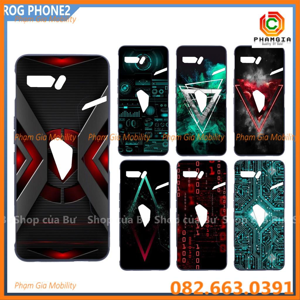 Ốp lưng Asus Rogphone 2 / Rogphone 3 / Rogphone 5 / Rogphone 6  dẻo in hình nhiều mẫu công nghệ mới