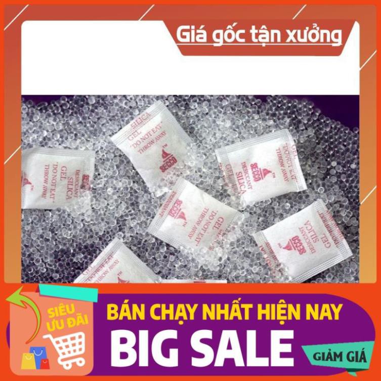 [NEW] Hạt Hút Ẩm Silicagel 100g Bịch 500 gram (5 Gói) sử dụng trong thực phẩm, quần áo, giày dép, khửi mùi hôi