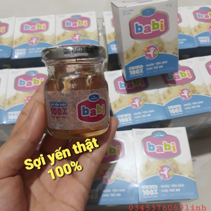 NƯỚC YẾN CHO TRẺ EM - BABI BIRD - SỢI YẾN THẬT 💯%
