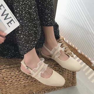giày búp bê quai ren tiểu thư
