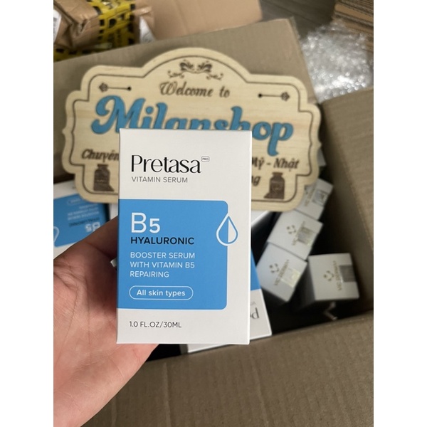 ✅ Serum phục hồi và cấp ẩm b5 pretasa 30ml