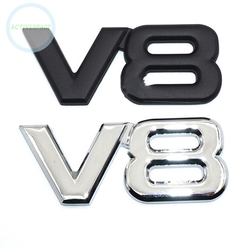 3D Car Stickers Body Side Stickers Chrome Emblem Badge Sticker Metal Silver