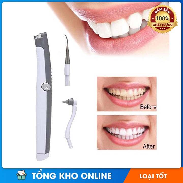 Máy Lấy Cao Răng Cầm Tay Mini 3 Chế Độ Rung Loại Sạch Mảng Bám Cao Răng Vết Ố Cứng Đầu Nhất