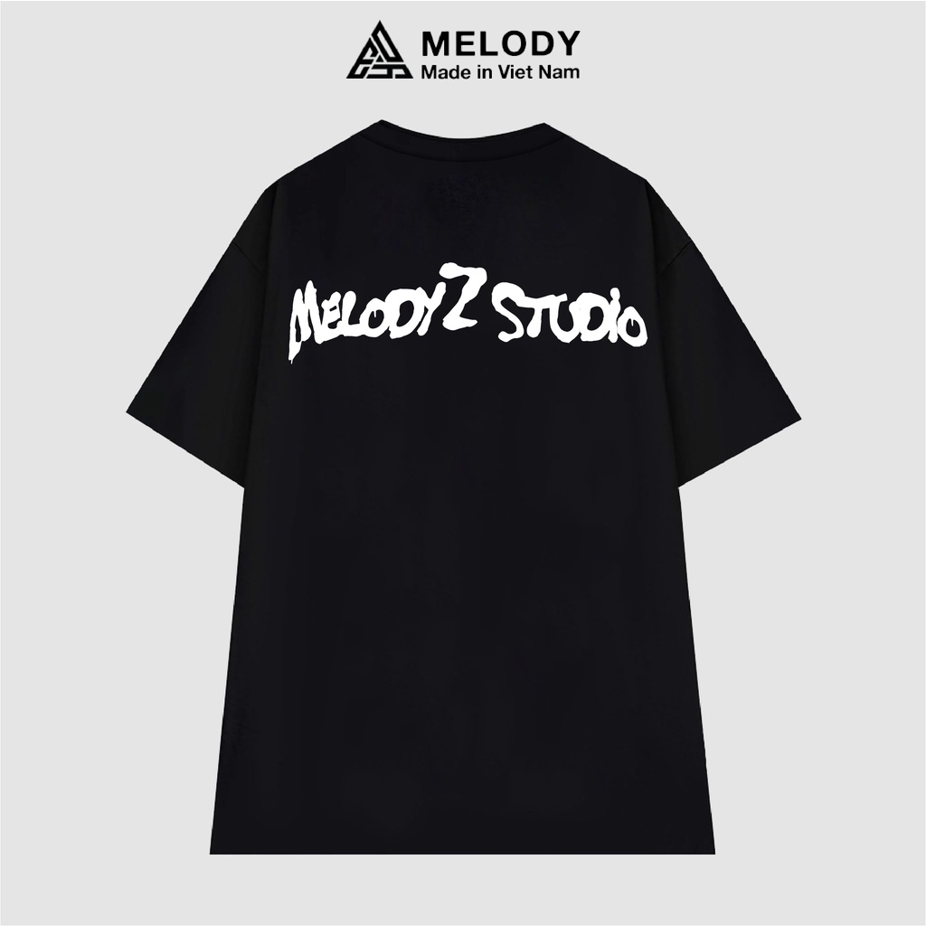 Áo Thun Unisex CoolCat Tee Local Brand MelodyZ, Áo Phông Nam Nữ Tay Lỡ Form Rộng Oversize Cotton 100%