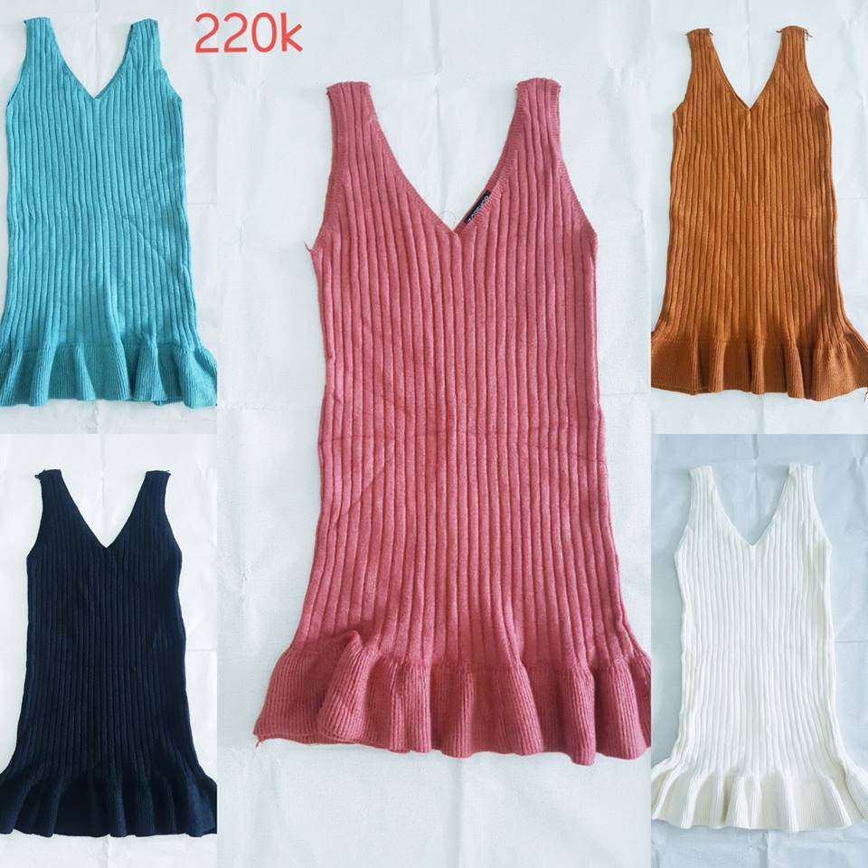 Đầm len đuôi cá