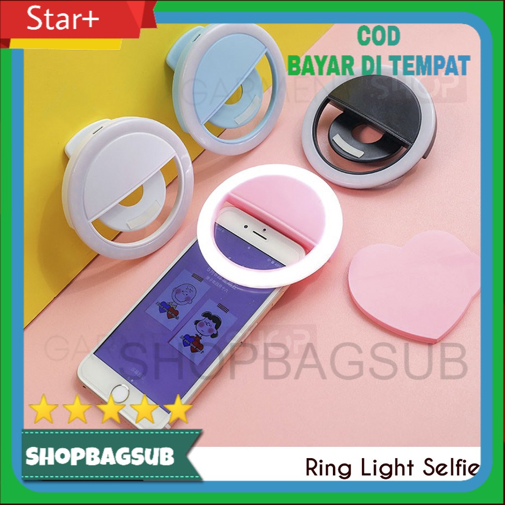 Vòng Đèn Led Mini Hỗ Trợ Chụp Ảnh Selfie Cho Điện Thoại