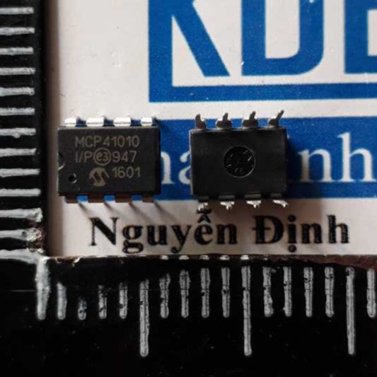 MCP41010 MCP41010-I/SN DIP-8 Single Digital Potentiometer with SPI Interface kde2036