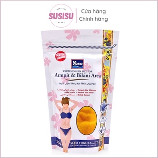 Muối Tắm Tẩy Tế Bào Chết Trắng Da Ngừa Thâm YOKO Whitening Spa Salt 220g