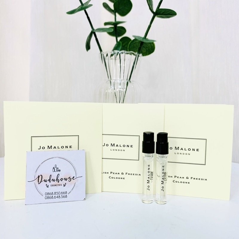 Vial nước hoa Jo Malone English Pear & Freesia/ Wood Sage & Sea Salt/ Peony & Blush Suede