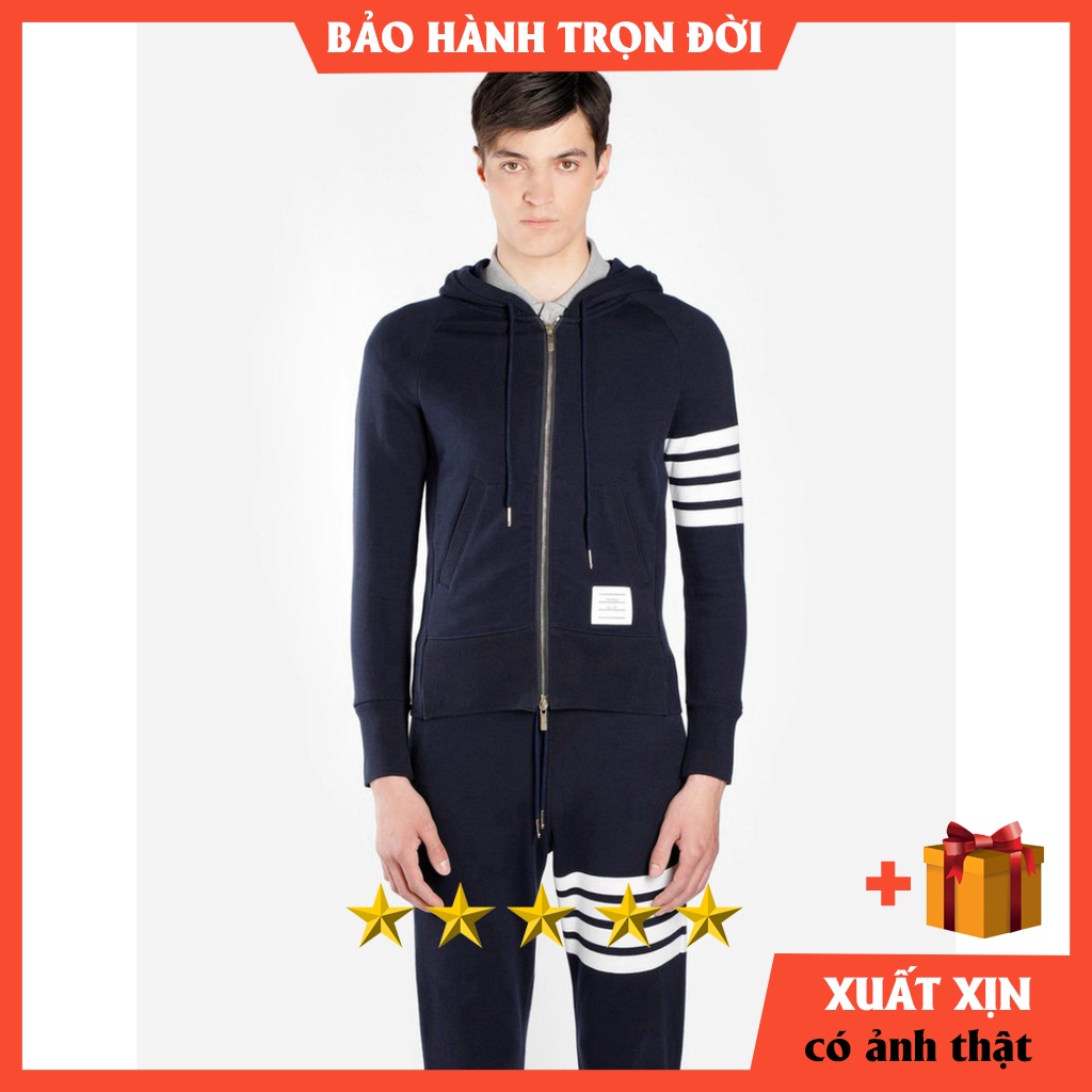 Set đồ bộ quần dài áo khoác nam hiệu T.B [Chính hãng] BẢO HÀNH TRỌN ĐỜI