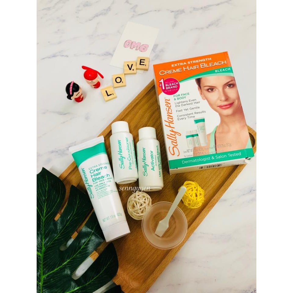 Sally Hansen Creme Hair Bleach Made In Usa Shopee Việt Nam