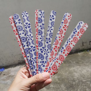 Combo 5 cái Dũa móng in hoa họa tiết (Ảnh thật)
