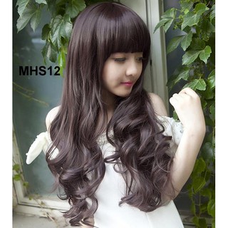 Bộ Tóc Xoăn Mái Ngang MHS12