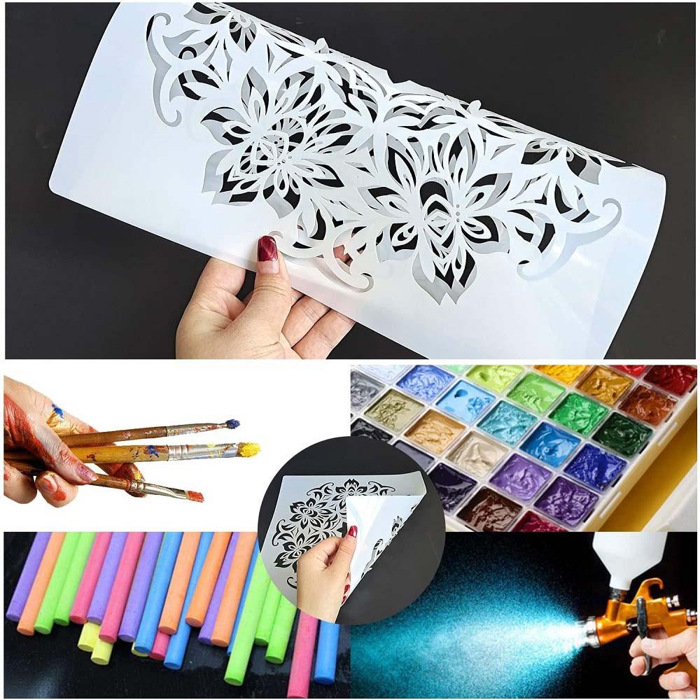 Khuôn Vẽ Trang Trí Tường Tái Sử Dụng Linh Hoạt