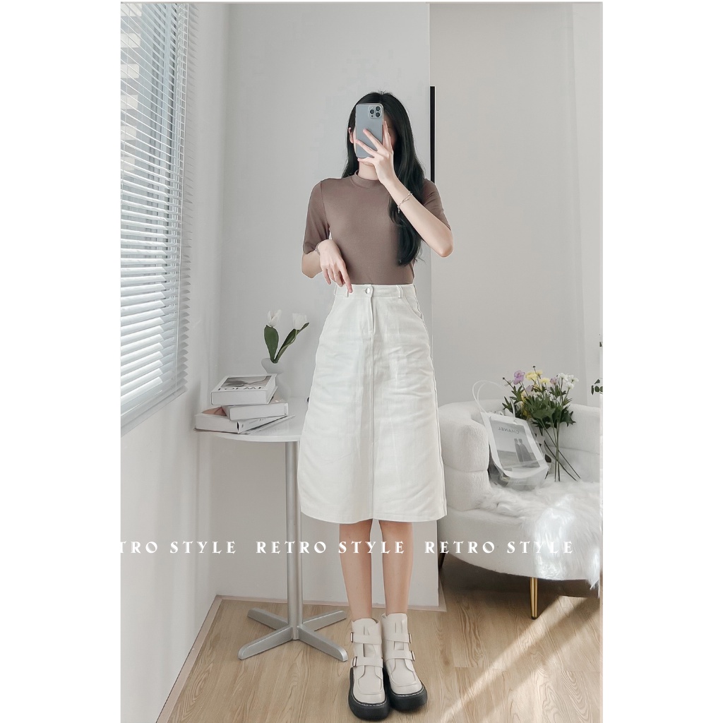 Áo thun cộc tay cổ tròn basic mã 7006