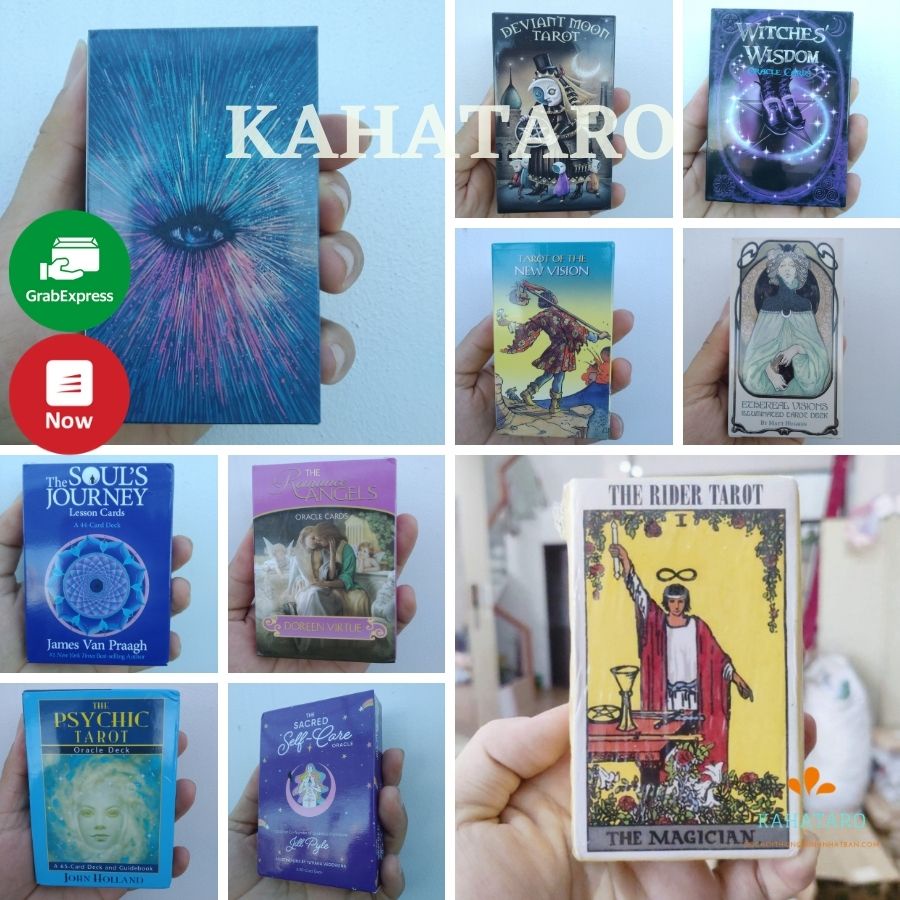 Tarot nhập môn cao cấp tuyển tập các bộ bài tarot cho người mới bắt đầu tặng đá thanh tẩy