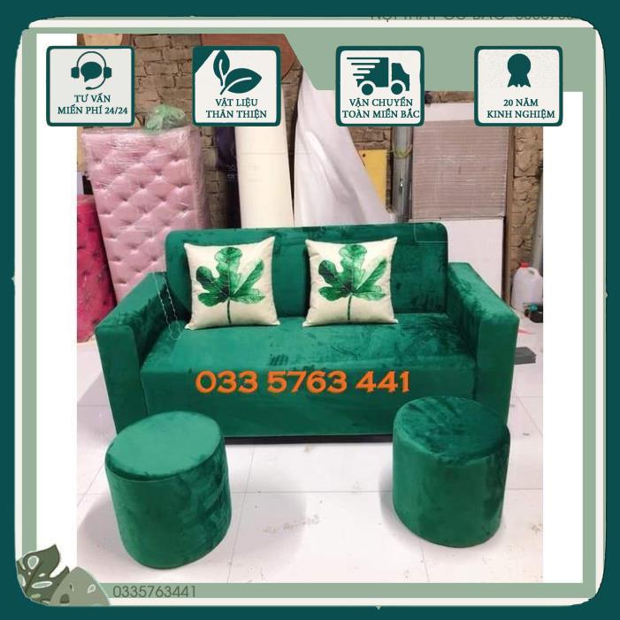 Sofa băng đơn giản, 1m4, 1m6, 1m8 Tặng ngay 2 đôn, 2 gối .