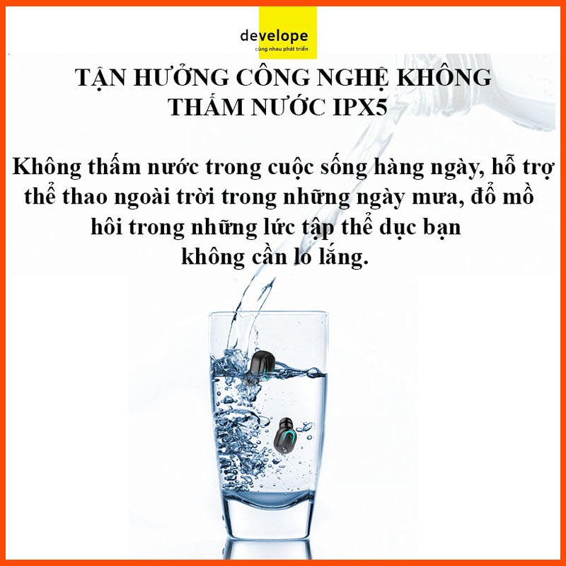 Tai nghe bluetooth tws Q32-1 nhỏ không dây hifi phong cách thể thao cho android