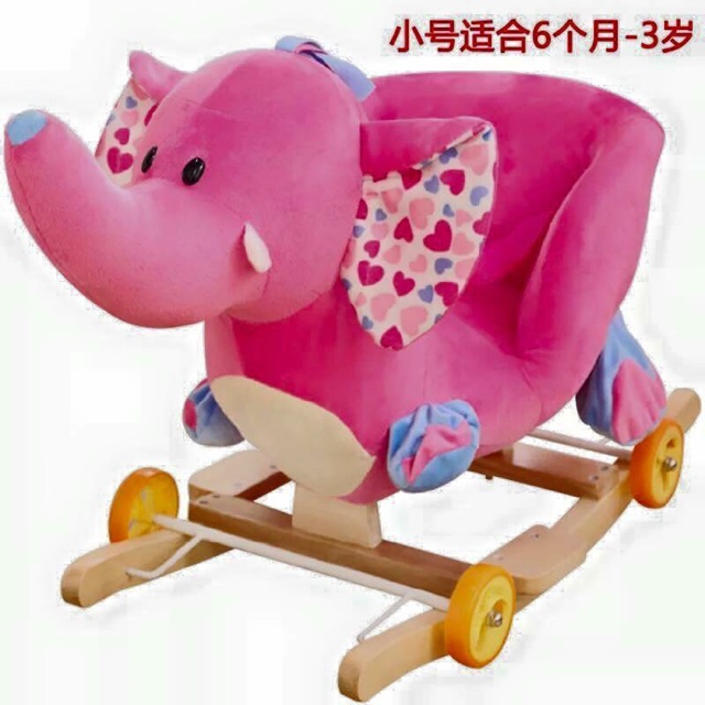 Thú bập bênh có nhạc bằng bông