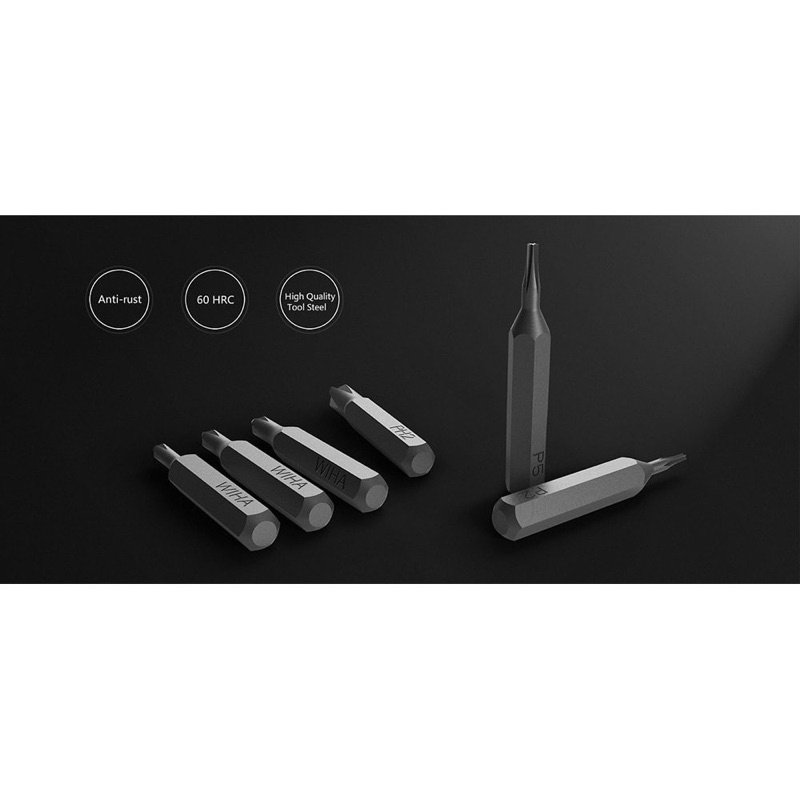 Bộ tua vít Xiaomi Mijia Wiha đa năng bỏ túi 24 đầu vít chi tiết