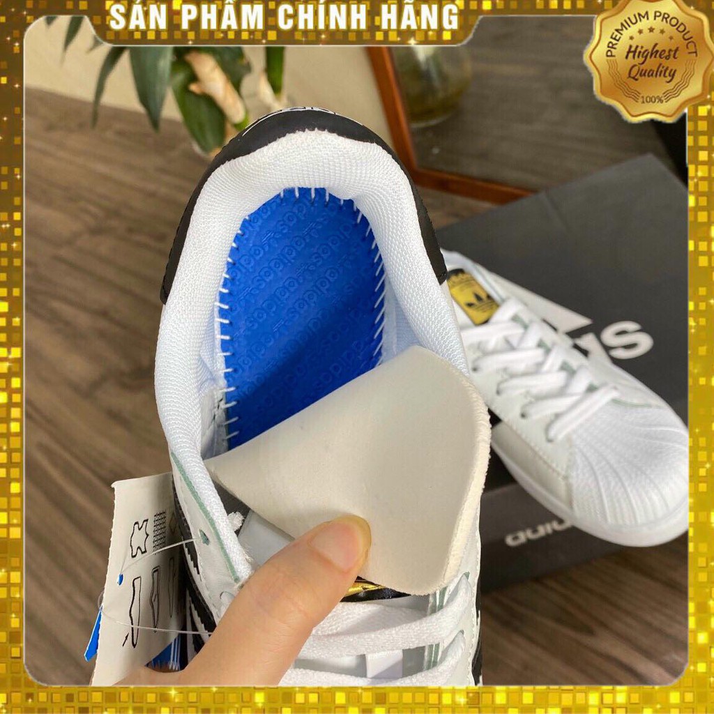 [Hot trend Freeship]Giày Thể Thao Sneaker sò trắng vạch đen | BigBuy360 - bigbuy360.vn