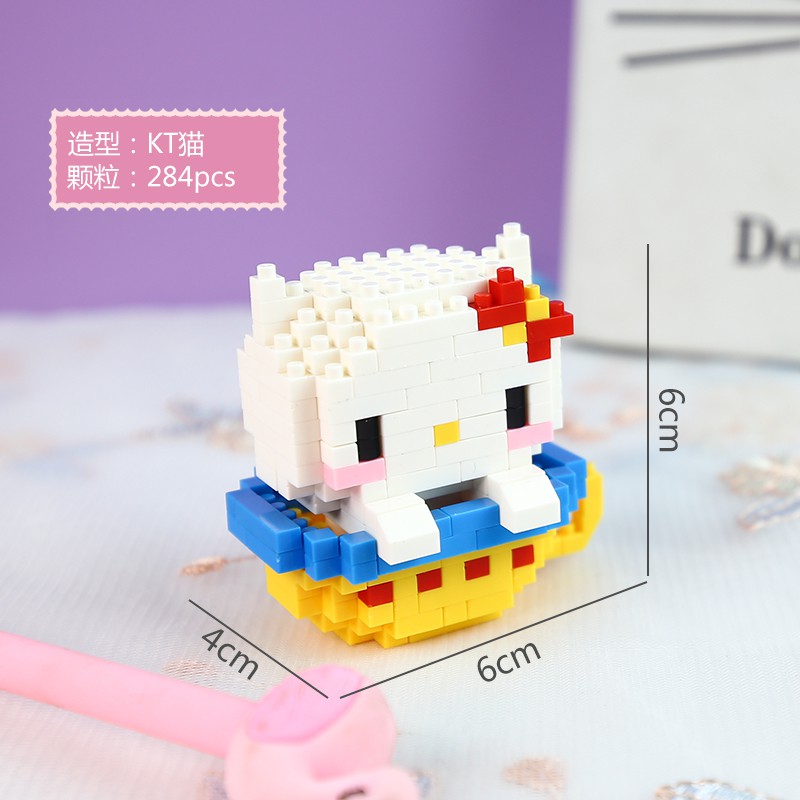 SANRIO Bộ đồ chơi xếp hình các nhân vật hoạt hình đáng yêu cho bé