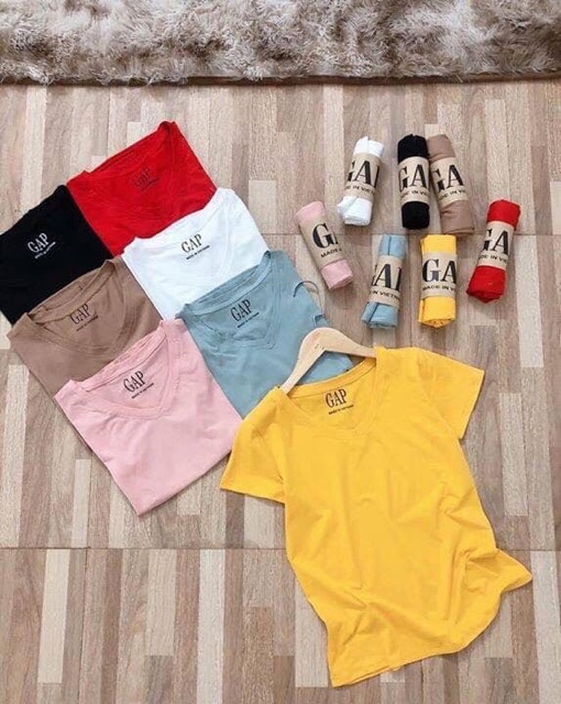 ÁO THUN GAP CỔ TIM Giá Sỉ  [Hàng có sẵn] | BigBuy360 - bigbuy360.vn