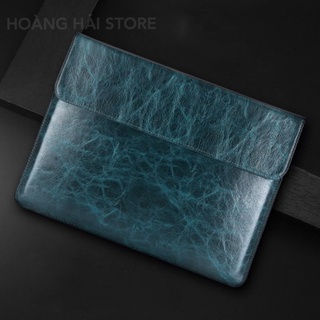 BAO DA CHẤT LIỆU DA BÒ THẬT CHỐNG SỐC CHO MÁY TÍNH, MACBOOK, LAPTOP KÈM VÍ ĐỰNG SẠC, CHUỘT