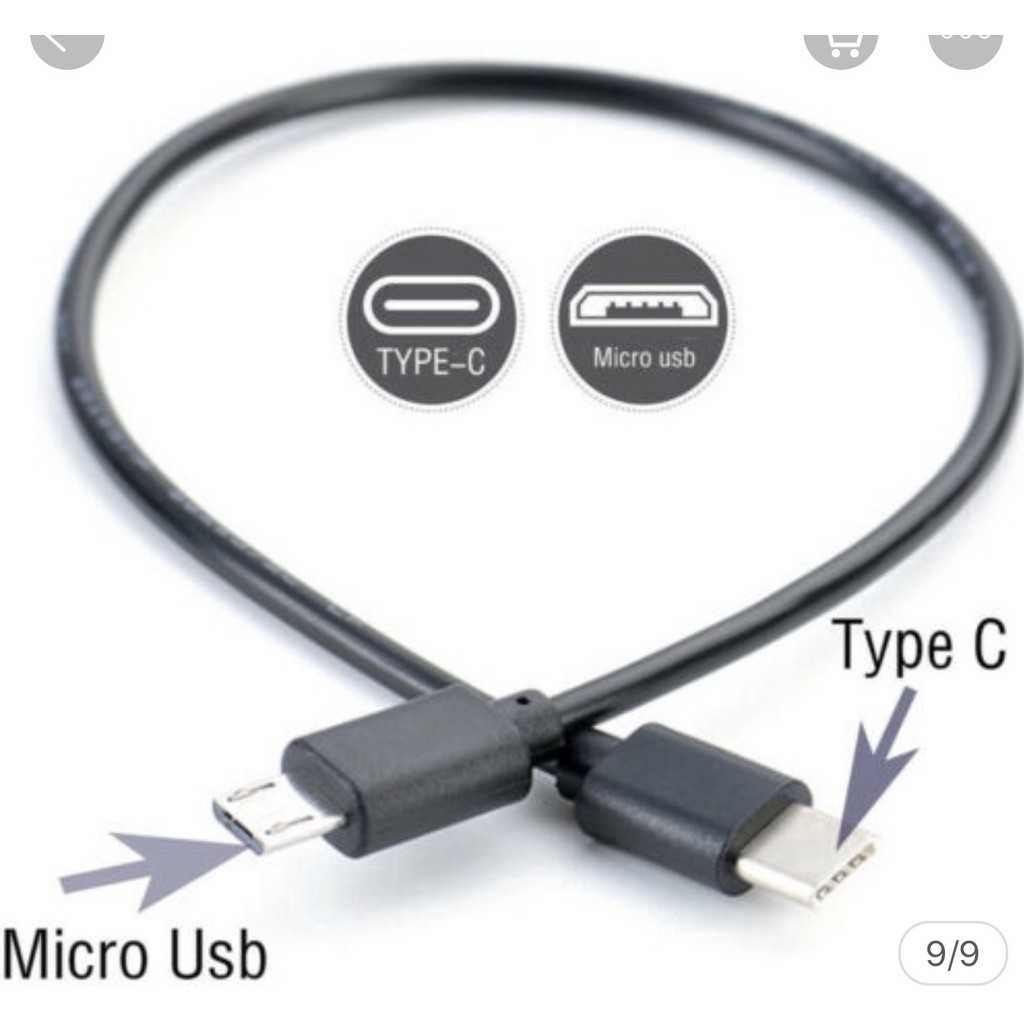 Cáp chuyển đổi Type-C sang Micro USB tiện dụng