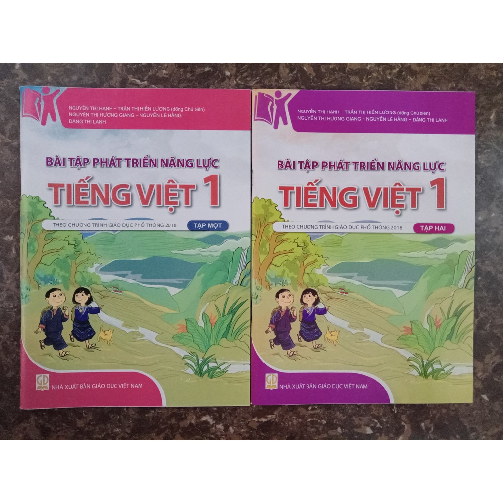 Sách - Combo Bài tập phát triển năng lực môn Tiếng Việt lớp 1 (2 tập) - Theo chương trình giáo dục phổ thông 2018