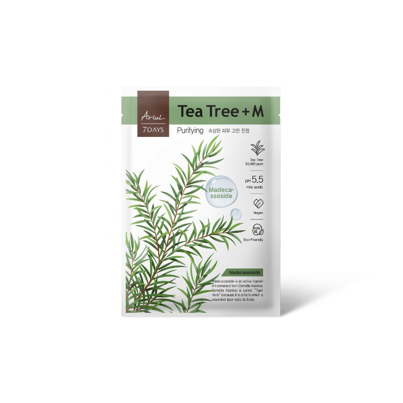 [Hàng tặng không bán] Mặt nạ ARIUL 7 DAYS MASK Tea Tree M