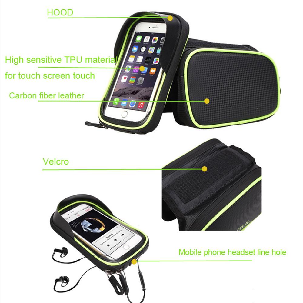 Túi Đựng Đồ Cỡ Lớn Chống Thấm Nước Gắn Khung Trước Xe Đạp Tiện Dụng