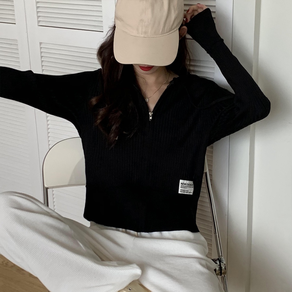 Áo Khoác Cardigan Dệt Kim Dáng Rộng Có Mũ Trùm Thời Trang Mùa Thu | BigBuy360 - bigbuy360.vn