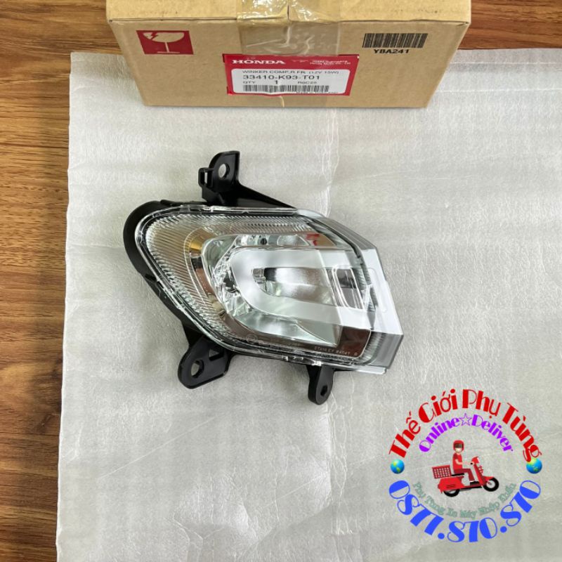 Đèn xi nhan trước Scoopy 2017-2020 zin chính hãng Honda Thái Lan - 33410-K93-T01/ 33420-K93-T01