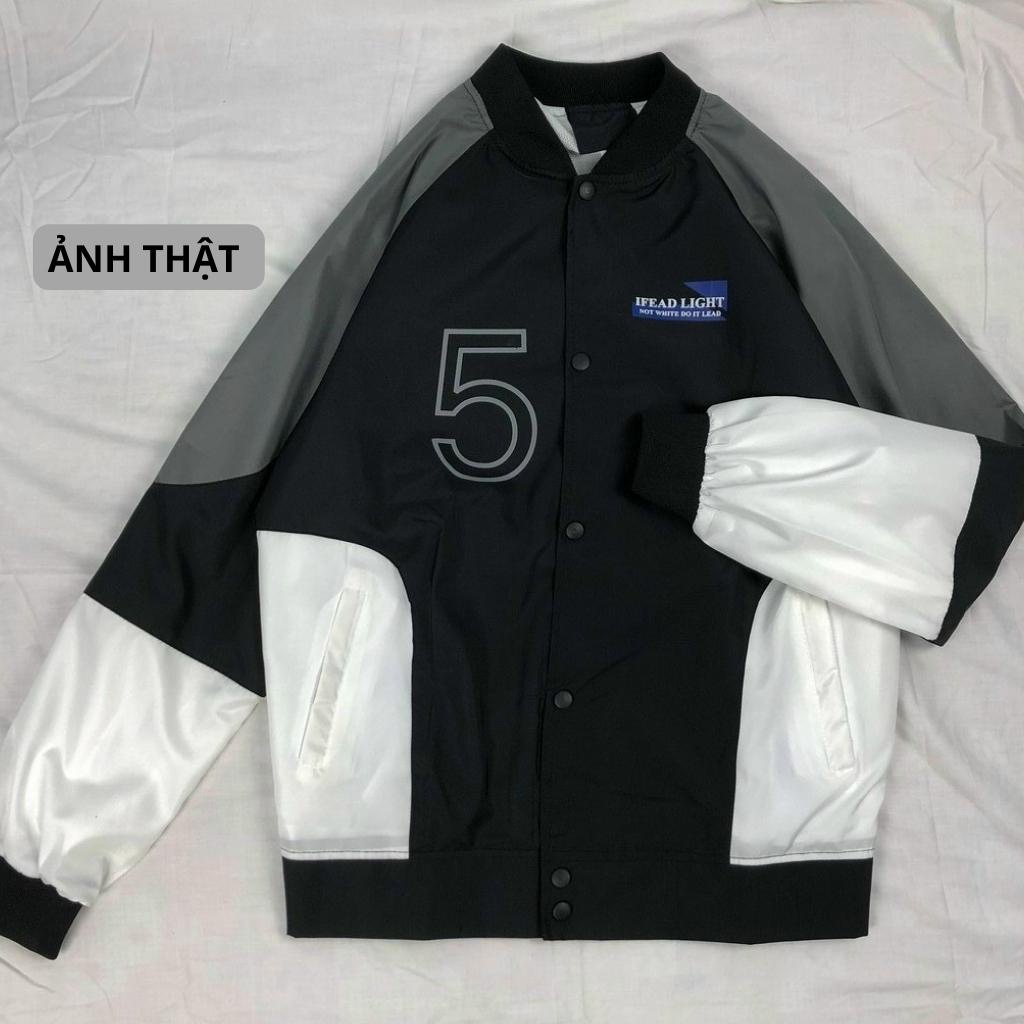 Áo Khoác Dù 2 Lớp Phối Màu In Số Siêu Hot