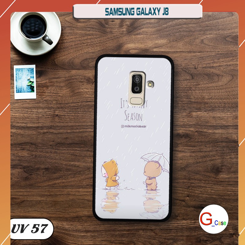 Ốp điện thoại Samsung Galaxy J8 - lưng nhám viền dẻo | BigBuy360 - bigbuy360.vn