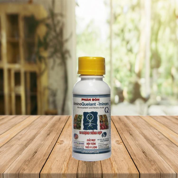 Phân Bón Lá Vi Lượng Tổng Hợp AminoQuelant Minors Khắc Phục Hiện Tượng Thiếu Vi Lượng- Chai 100ml