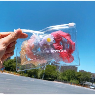 Sét 5 Dây Buộc Tóc Siêu Xinh ( Túi Zip)  { A506-2 }