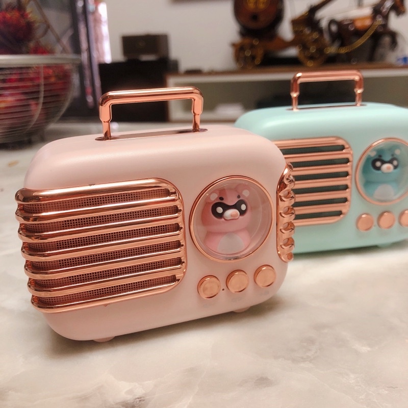 Loa Tivi mini DW02 | loa bluetooth tivi dễ thương âm trong thiết kế đẹp, pin bền