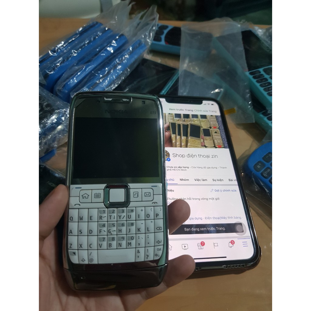 Điện thoại NOKIA E71 Zin  full phụ kiện