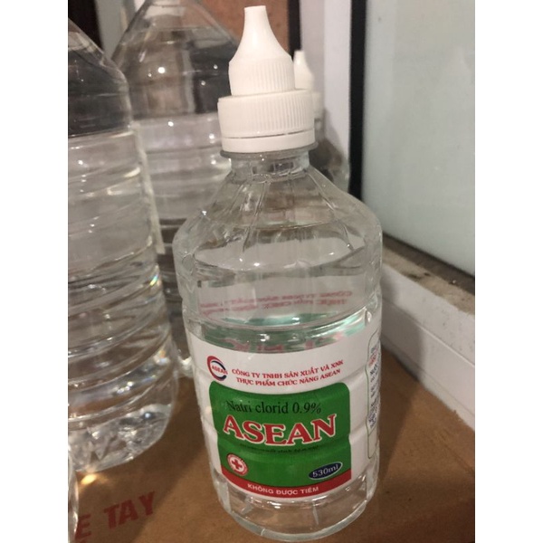 Nước Muối sinh lý Natriclorid 0.9% chai 500ml