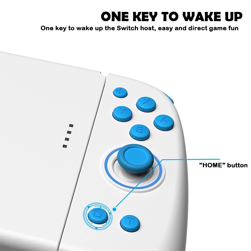 Tay Cầm Điều Khiển Chơi Game Nintendo Switch Không Dây Có Đèn Led Nhiều Màu