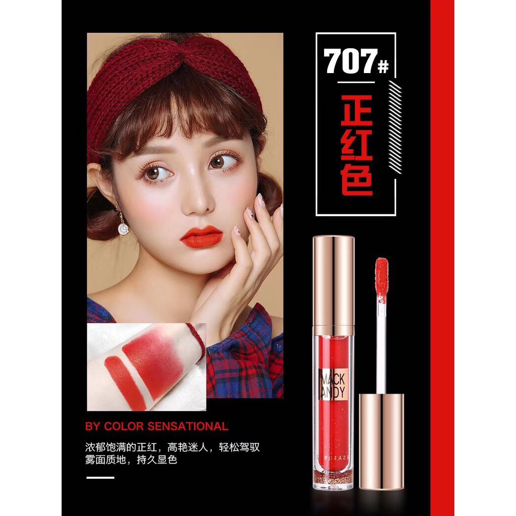 Son  MACK ANDY IMPRINT GILDING FOGGY LIP GLAZE siêu lung linh, hàng chính hãng