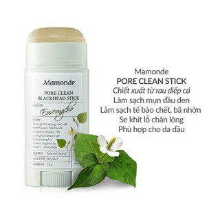 THANH LĂN HÚT MỤN MAMONDE PORE CLEAN BLACKHEAD STICK [MẪU MỚI]