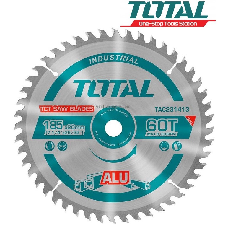 Total Lưỡi cưa gỗ 160mm 24 răng TCT Saw Blades TAC231341