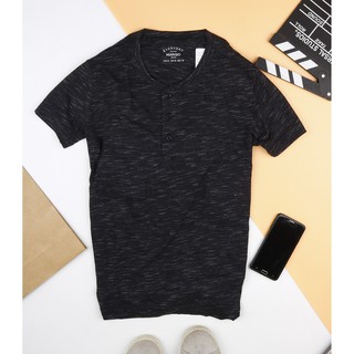 áo phông nam henley form slimfit
