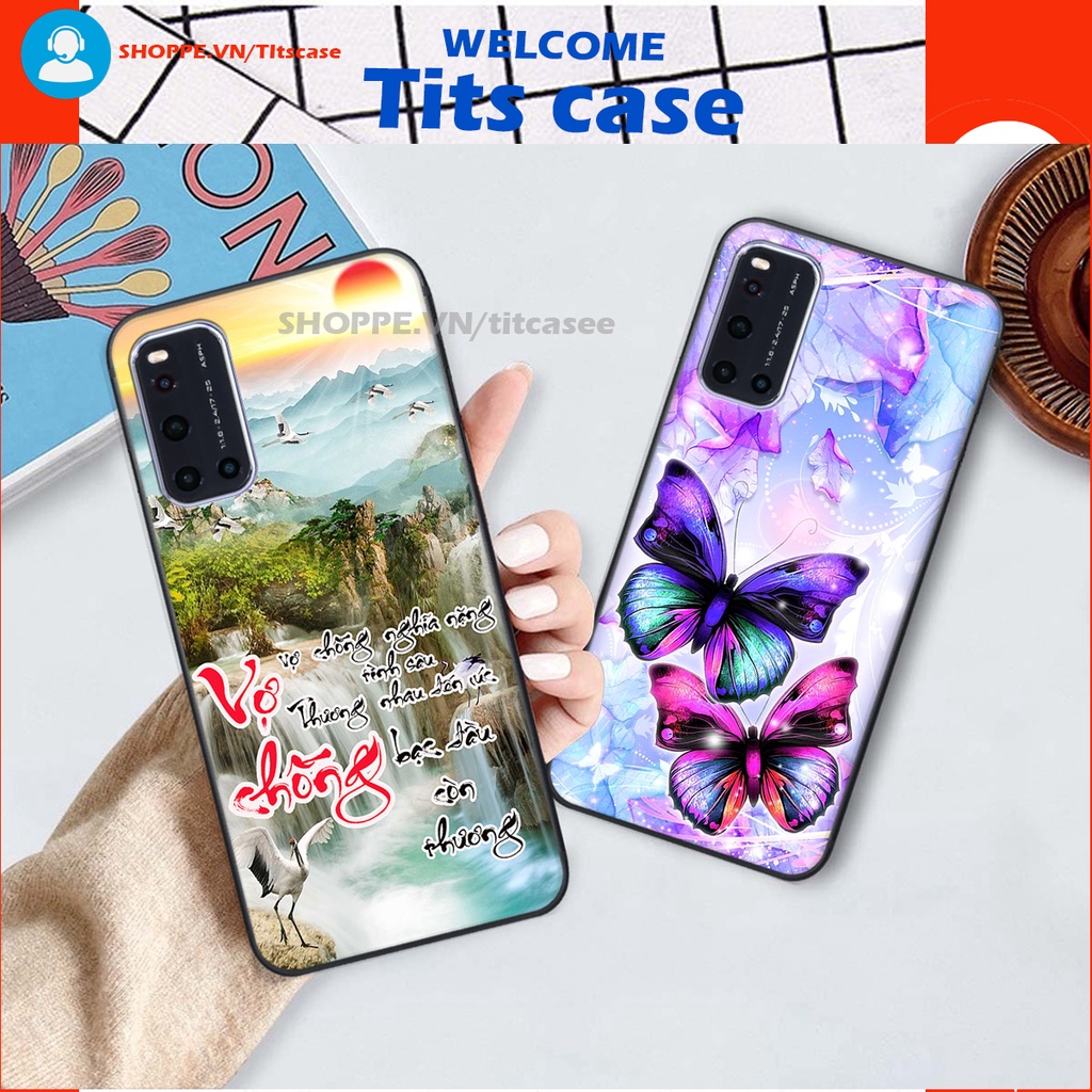 Ốp lưng Vivo V19 in hình thiên nga,hoa may mắn, đặc sắc ĐỘC - LẠ - BỀN