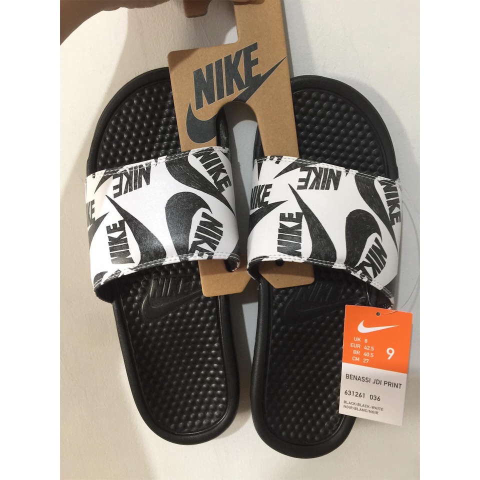 Dép Nike JDI Chính HãngFREESHIP Nike Benasi Just Do It Print All Black- Dép Quai Ngang Nam Chuẩn Auth - Simple Sneaker